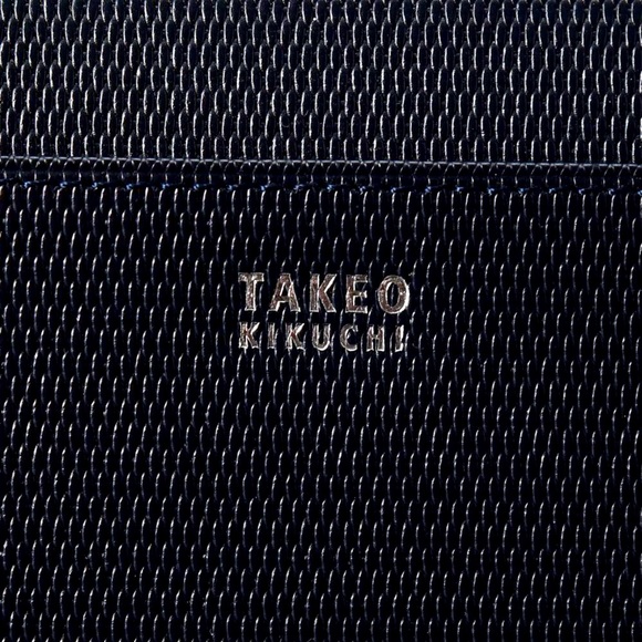 Takeo Kikuchi Black Mesh Zip Long Wallet - Picture 5 of 6